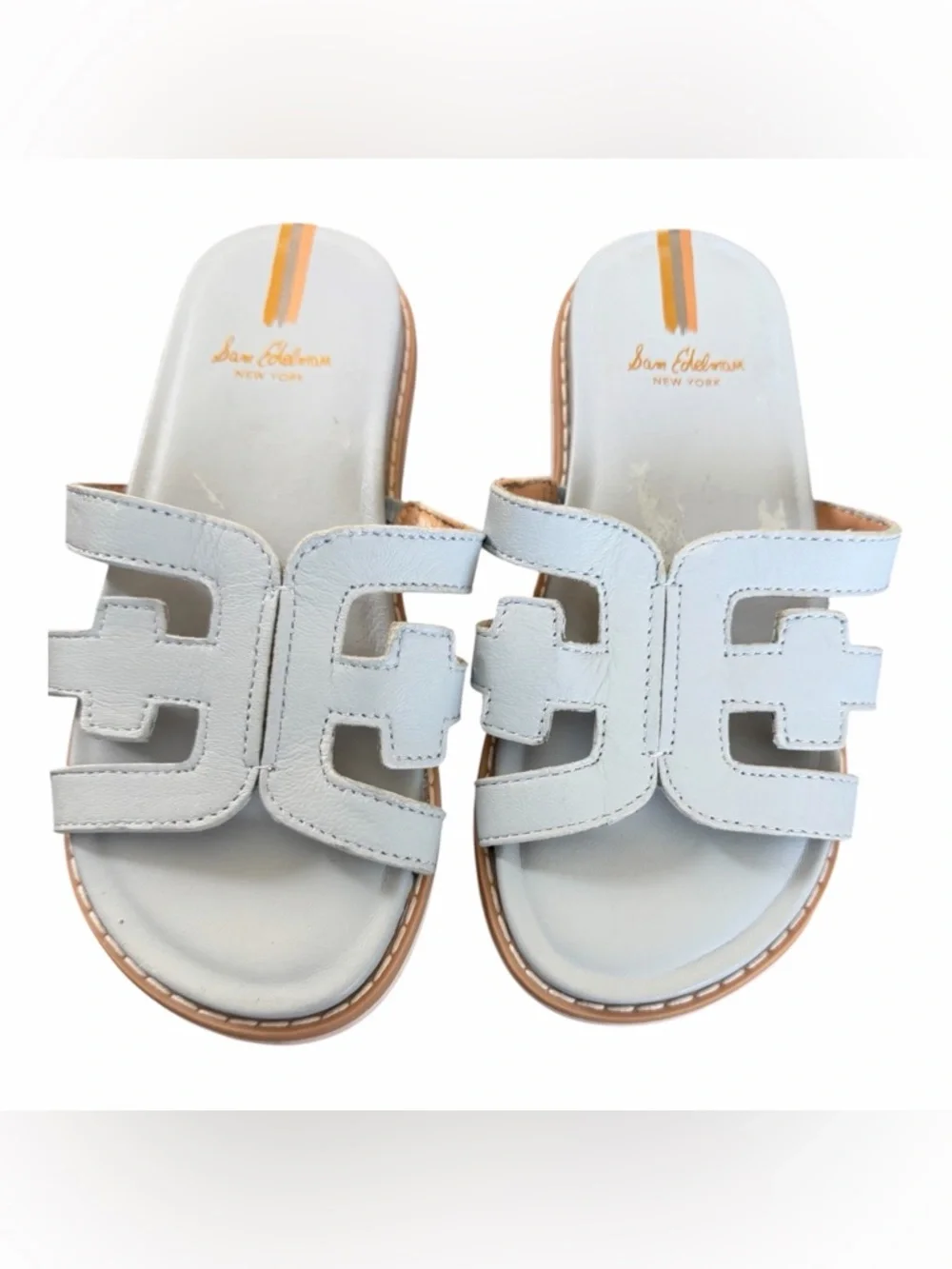 Sam Edelman Light Blue Girls Slide Sandals